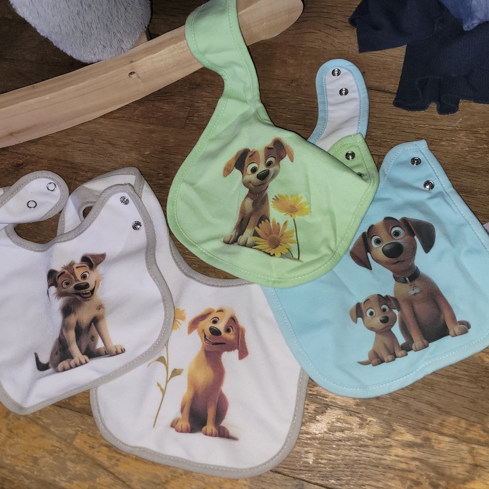 Assorted Baby Infant Kids Bibs Bundle Lot 34 Items